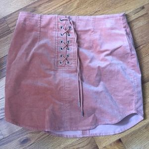 Forever 21 Suede skirt